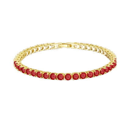 Pulsera Tenis Colección Gemas de Color