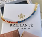 Pulsera Tenis Colección Tricolor - Imagen 4